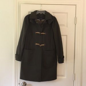 J crew wool trench